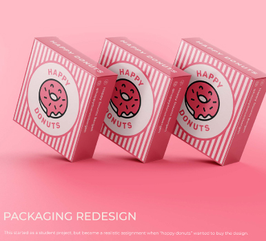 Pink Donut Boxes
